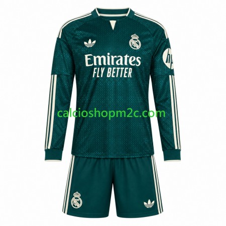 Real Madrid Bambino Maglia Trasferta 2026/2027 Manica Lunga Real Madrid Bambino Maglia Trasferta 2026/2027 Manica Lunga